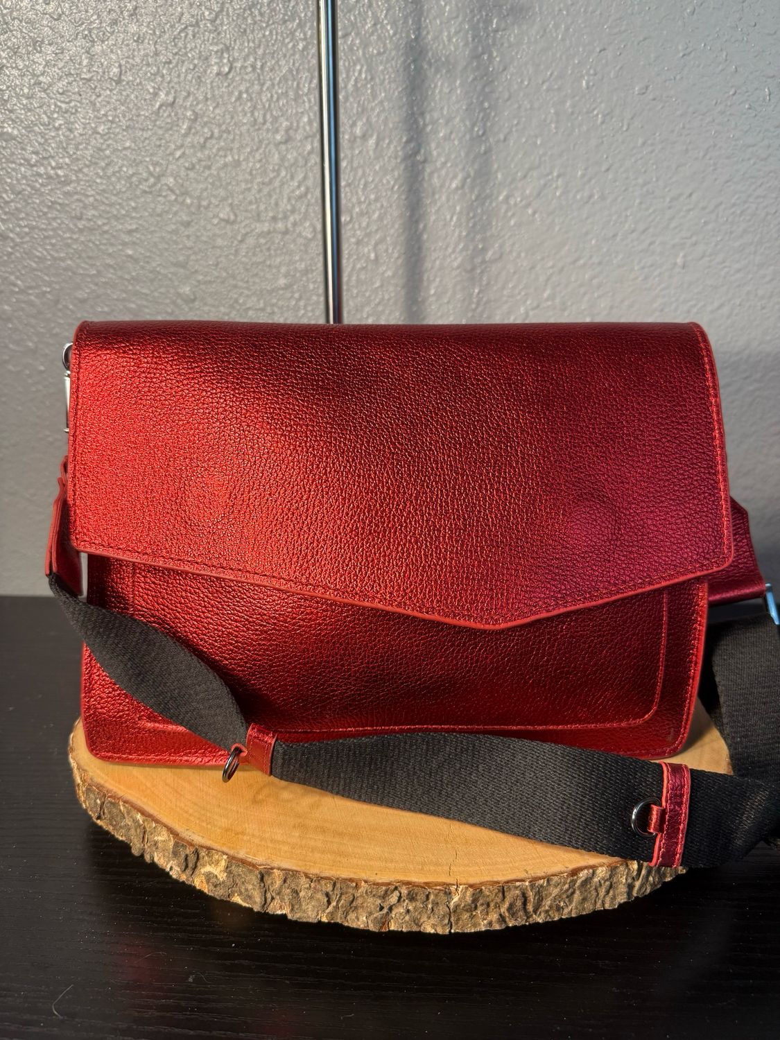 Botkier Cobble Hill Leather Flap In The Color Sunset Like New