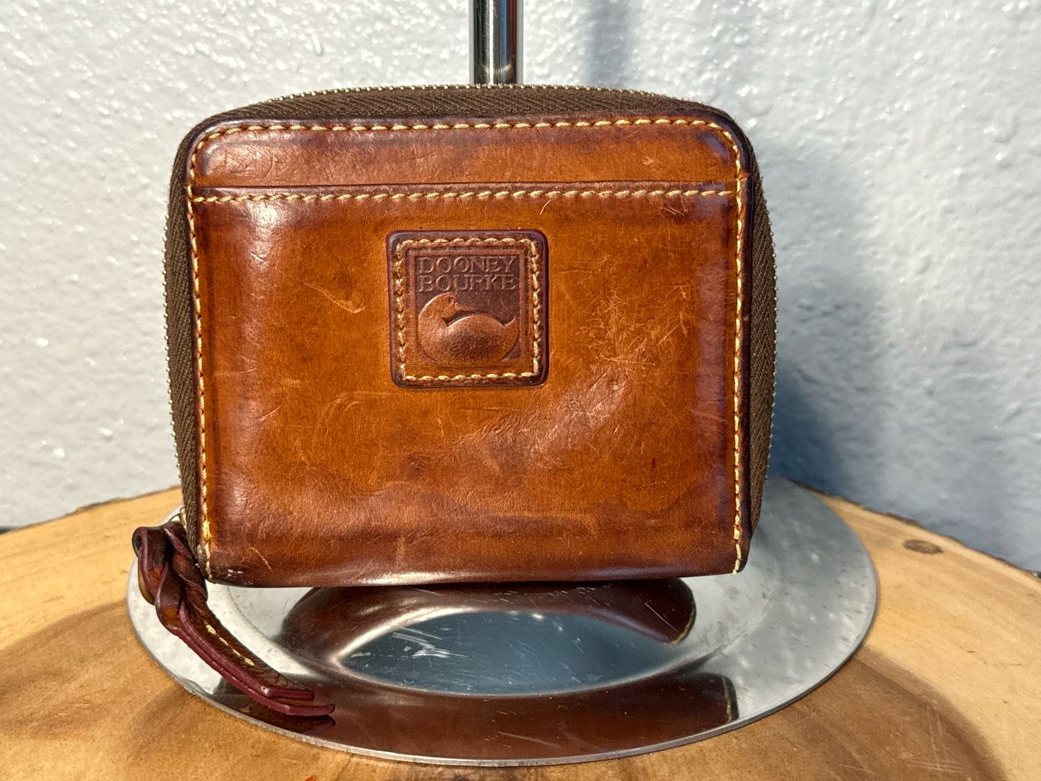 Dooney, &amp; Bourke Brown Leather Wallet
