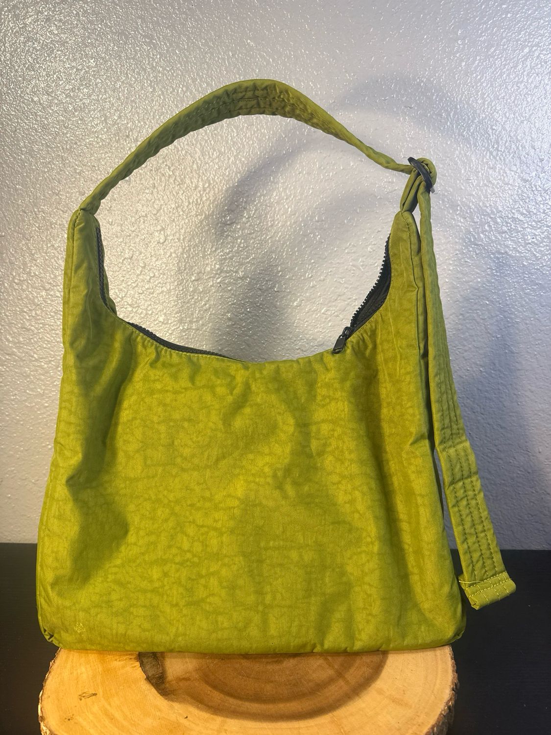 BAGGU Large Shoulder Bag In Lentil Green New Without Tags