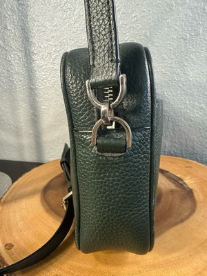 Kate Spade Boutique For Green Pebbled Leather Crossbody Bag