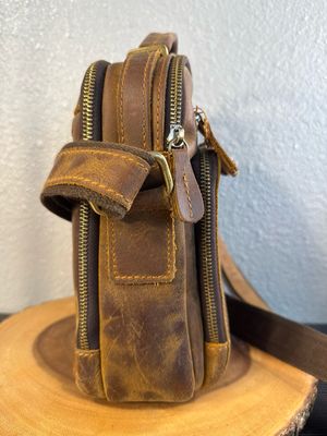 Jack And Chris Vintage Genuine Leather Crossbody Bag