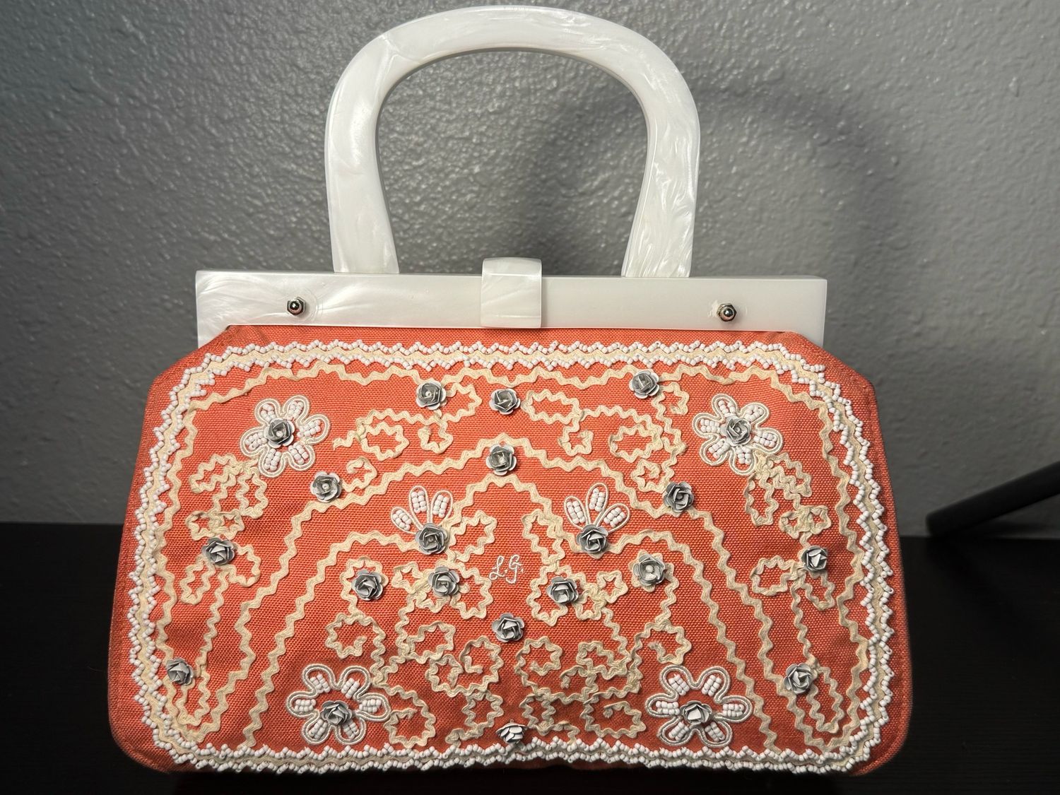 Lulu Guinness Vintage Style Handbag LIKE NEW