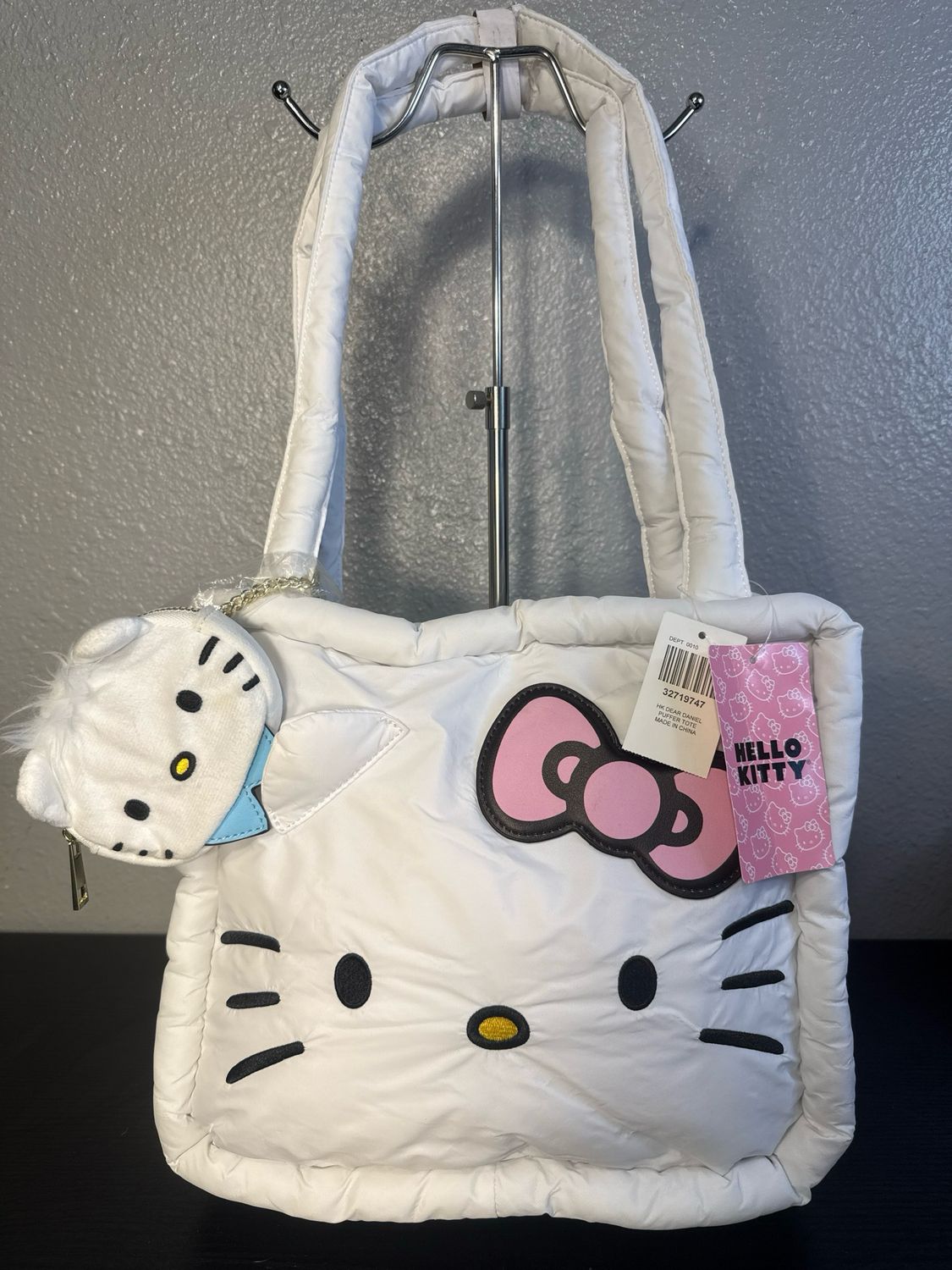 Hello Kitty, Dear Daniel Puffer Tote Her Universe From Hot Topic New With Tags