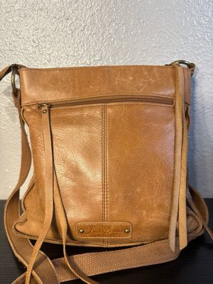 Lucky Brand, Brown, Leather Patchwork, Crossbody Bag