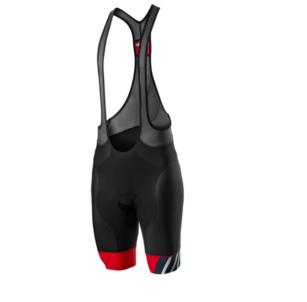 Licra de Ciclismo (Bib) Castelli Free Aero Race 4 Kit - Rojo  Talla (Size) S