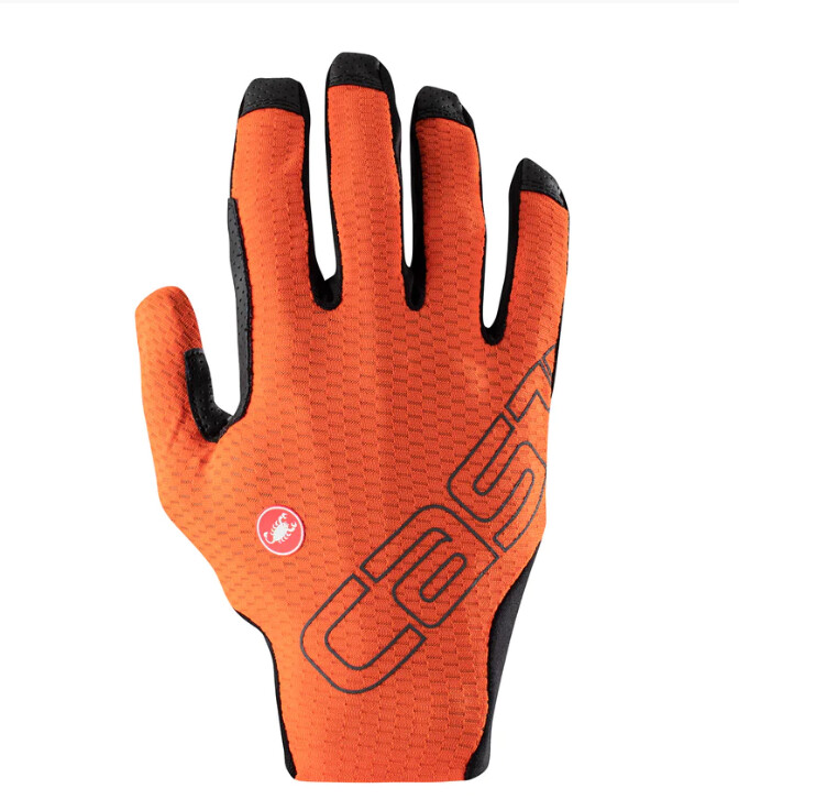 Castelli Unlimited LF guantes (gloves) Arancio Talla (Size) M