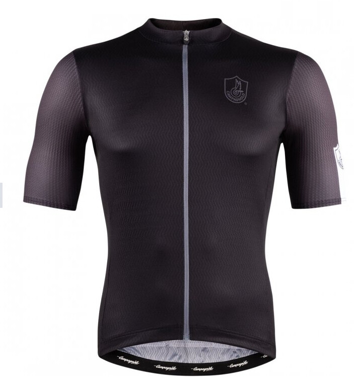 Campagnolo Indio Short Sleeve Jersey - Negro-Gris Talla (Size) M