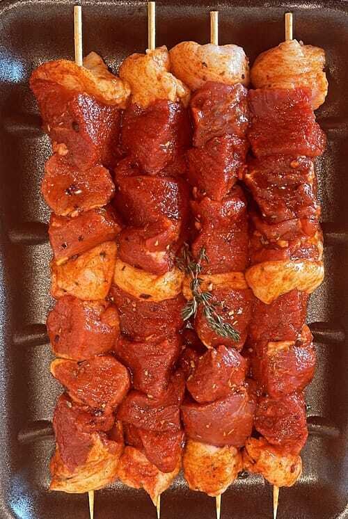 LAMB SHISH(MARINATED)SKEWER (448)