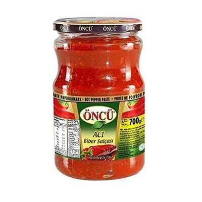 ONCU CHILLI PASTE HOT/BIBER SALCAS 700g ACI