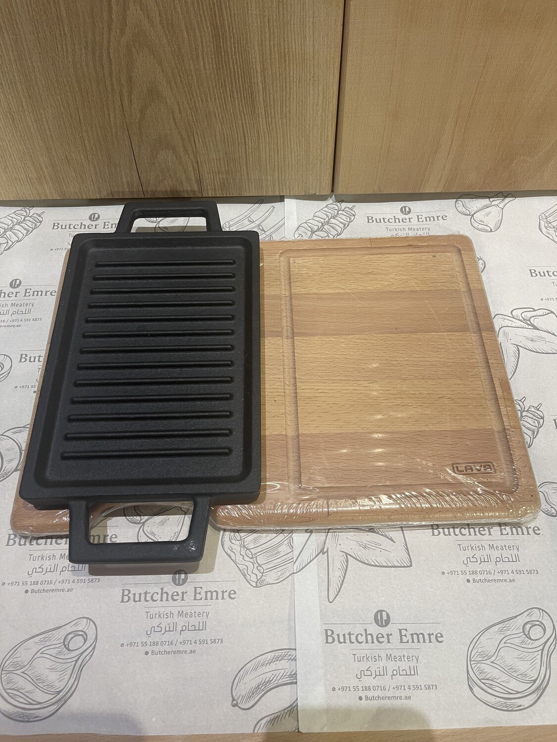Lava Tava Sunum Tanta Altli / Lava Casting Hot Plate 22*15