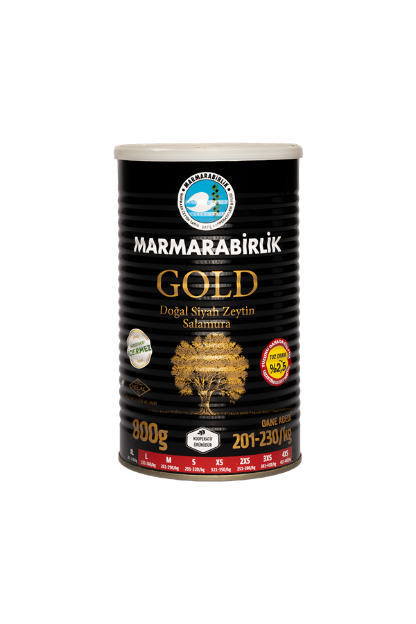 Marmarabirlik Gold Mega Salamura Zeytin 800 Gr(XL)