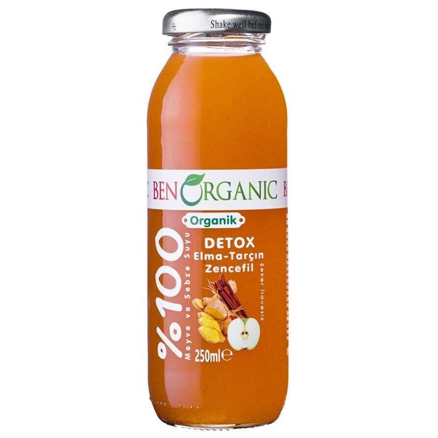 BenOrganic Detox Organic Apple-Cinnamon-Ginger Juice 250 mL