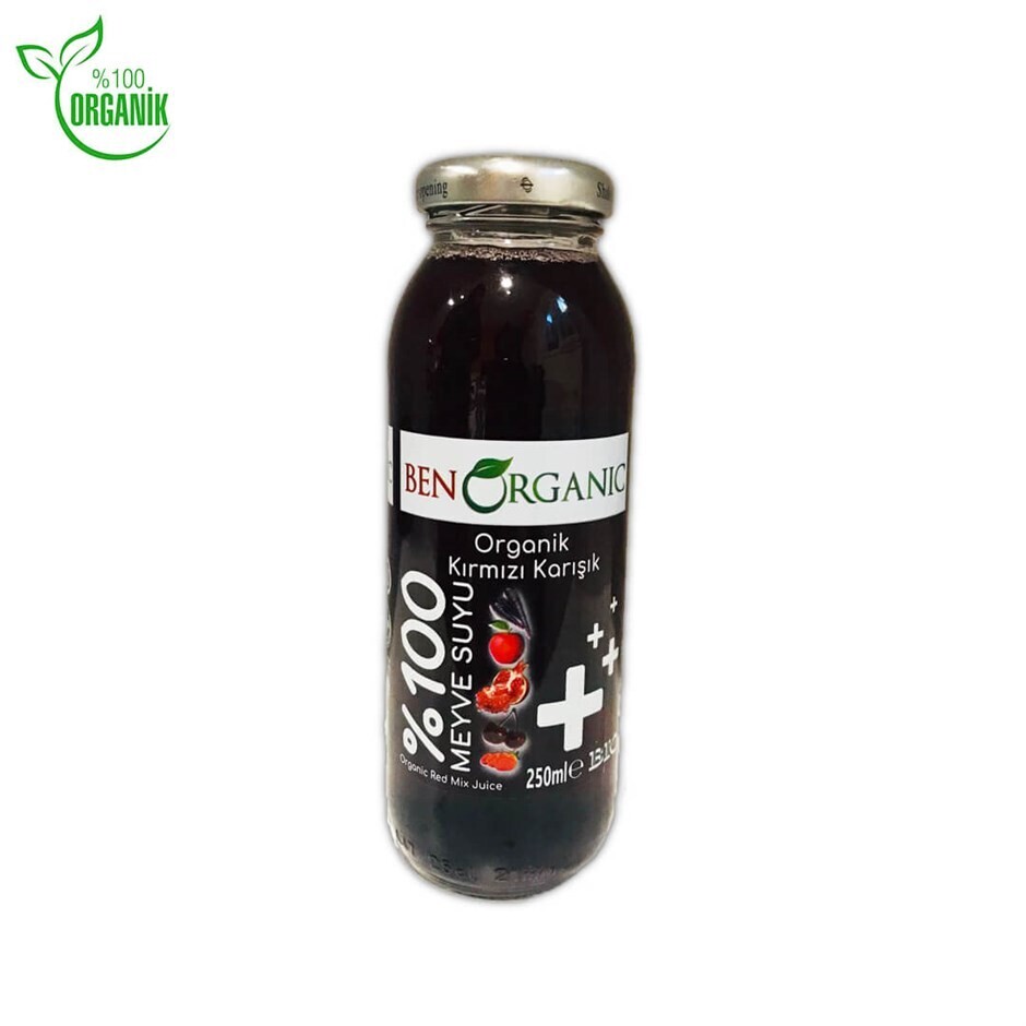 BENOrganik Karışık Kırmızı Meyve Suyu 250 ml