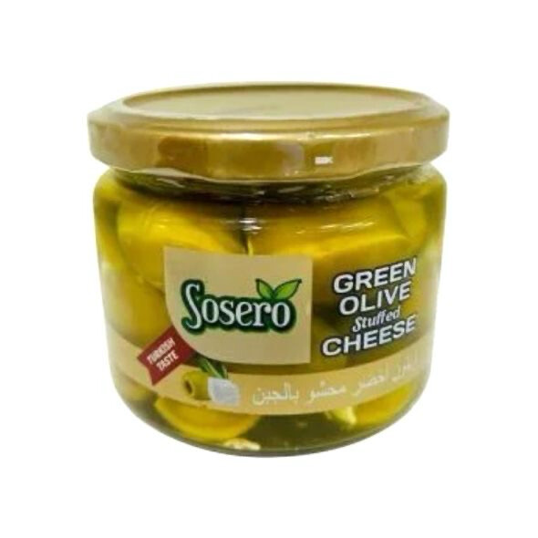 Sosero green olives stuffed cheese