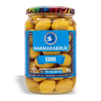 Marmarabirlik Green Cracked Olives 4XL ( Kirma Zeytin) 400 g