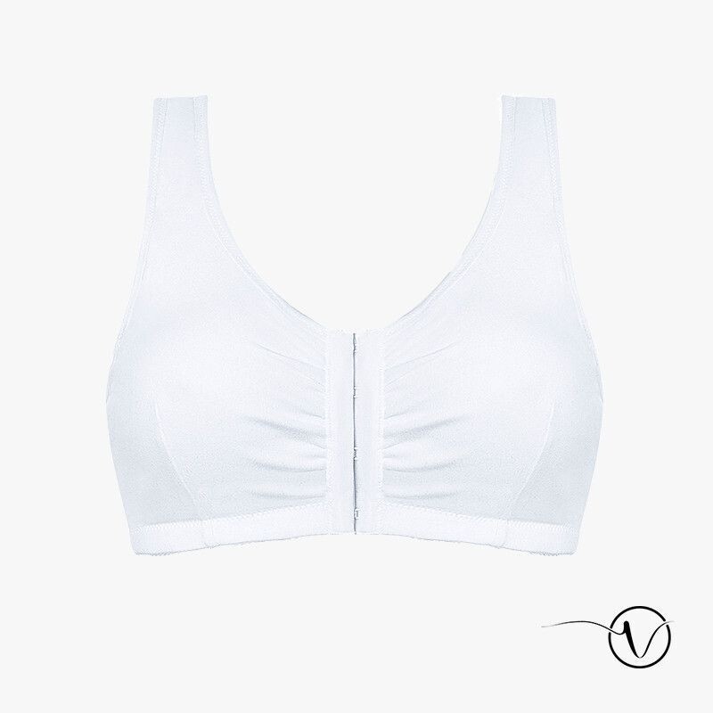 SOUTIEN-GORGE WHITE FLEUR - POST-MASTECTOMIE FLEUR - Blanc