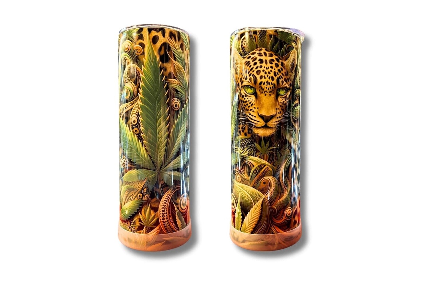 Water tumbler, Type: Tiger Leaf
