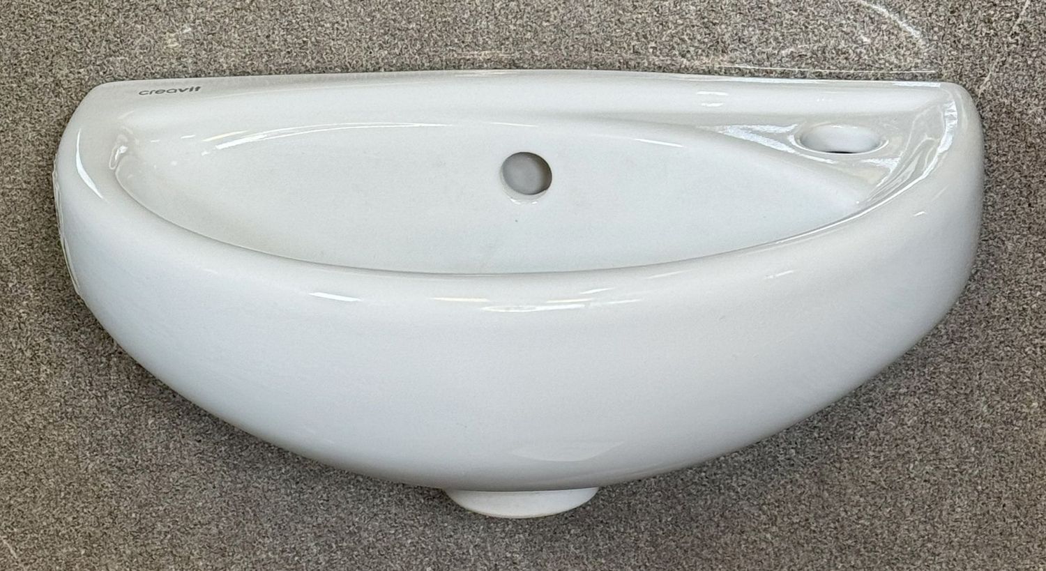 Creavit D1 390mm Wall Hung Basin 1 Tap Hole