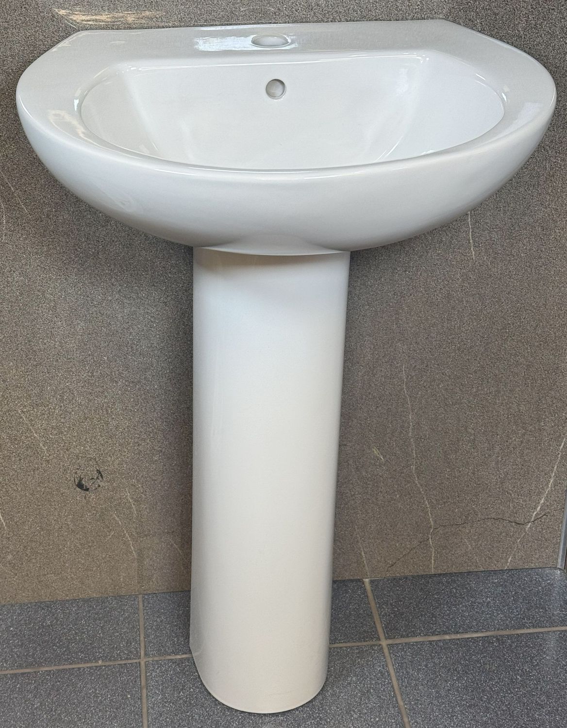 Spa 500mm 1 Tap Hole Basin & Full Pedestal