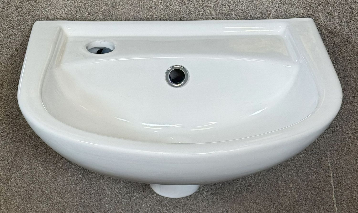 Skara 360 x 300mm Cloak Basin 1 Tap Hole