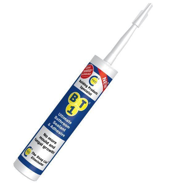 BT1 White Ultimate Bathroom Sealant & Adhesive 290ml