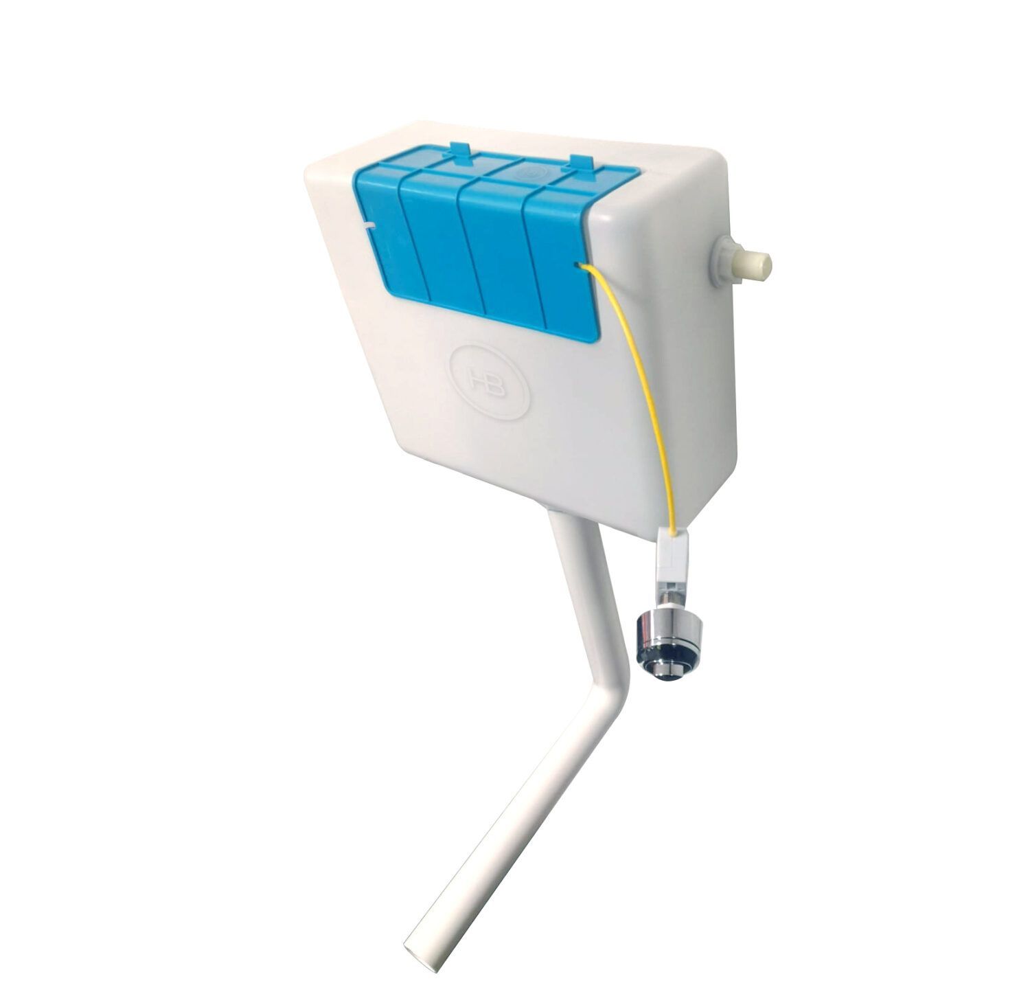 Dual Flush Concealed Cistern With Round Button Side Entry