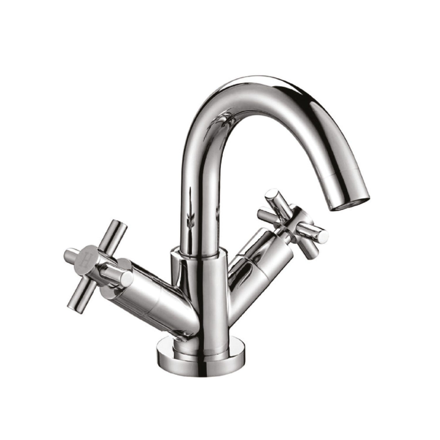 Kross X Head Mono Basin Mixer & Spring Waste