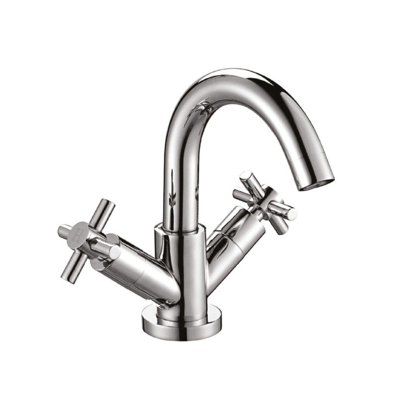Kross X Head Mono Basin Mixer & Spring Waste