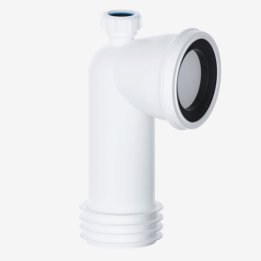 110mm Pan Connector 90deg With 32mm Universal Boss
