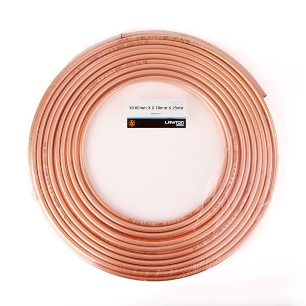 10mm x 25m Microbore Copper Tube