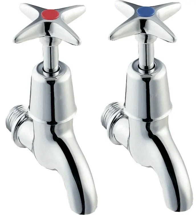 1/2 inch Chrome Bib Tap ( PAIR )