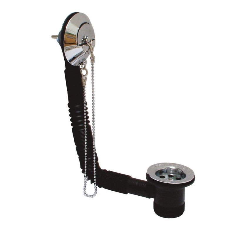 Bath Combined Waste & Overflow With Stowaway Plug