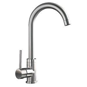 Eco Mono Kitchen Tap Brushed Steel