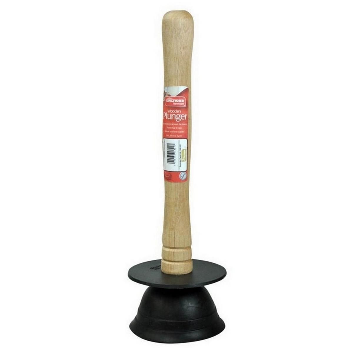 Force Cup Plunger 5 Inch Wooden Handle