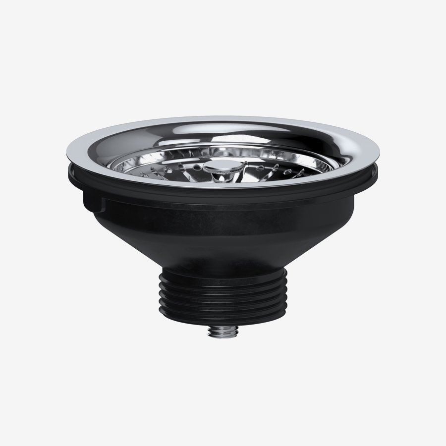 Sink Basket Strainer Waste Stainless Steel