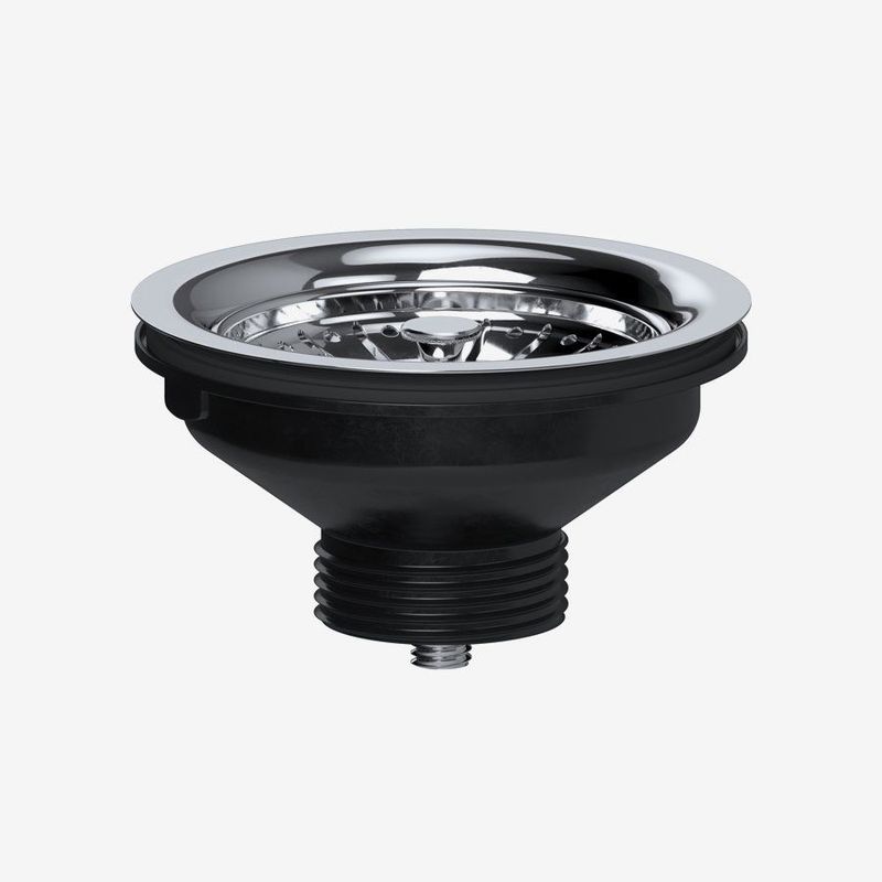 Sink Basket Strainer Waste Stainless Steel