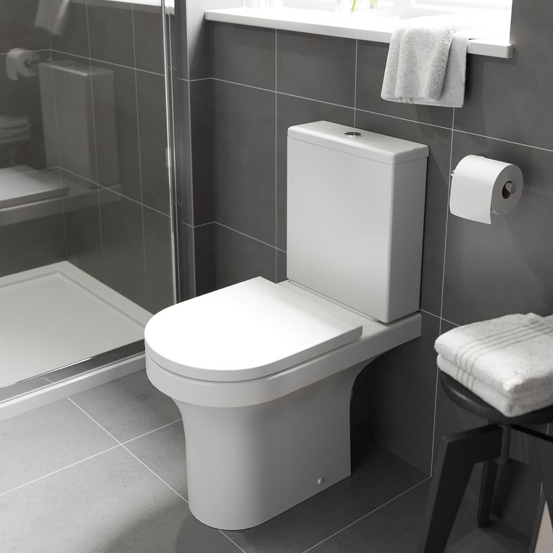 Kartell Ozone Rimless Pan Dual Top Flush Cistern & Soft Close Seat