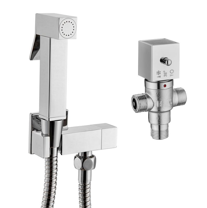 Tailored Square Shut Off Hand spray Douche Kit