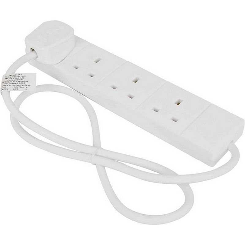 Status 4 Way 2 Metre Extension Lead