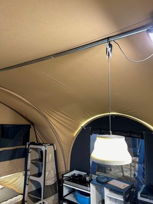 Teleskopstange zur Lampenbefestigung Mercury / Chamonix
