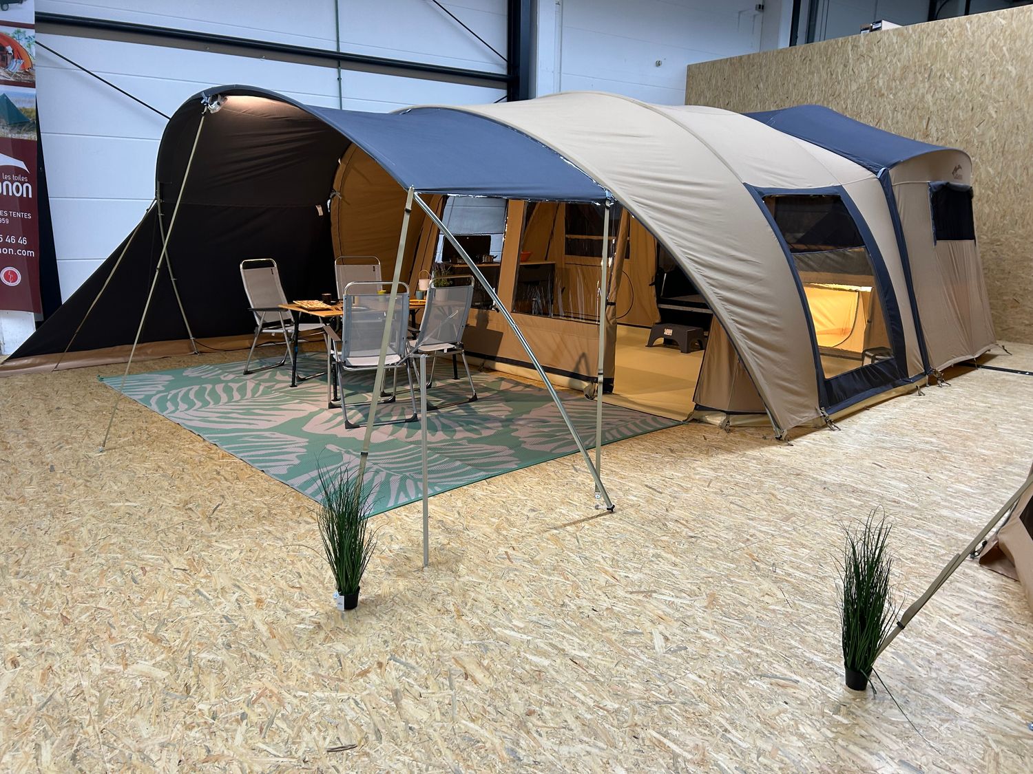 Seitenwand für Sonnensegel Vorzelt Cabanon Malawi 2.0 /Manga / Mercury