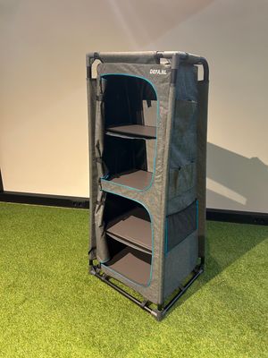 DEFA Blue Line Campingschrank mit abgeschrägter Rückseite  60 x 60 x 140 cm