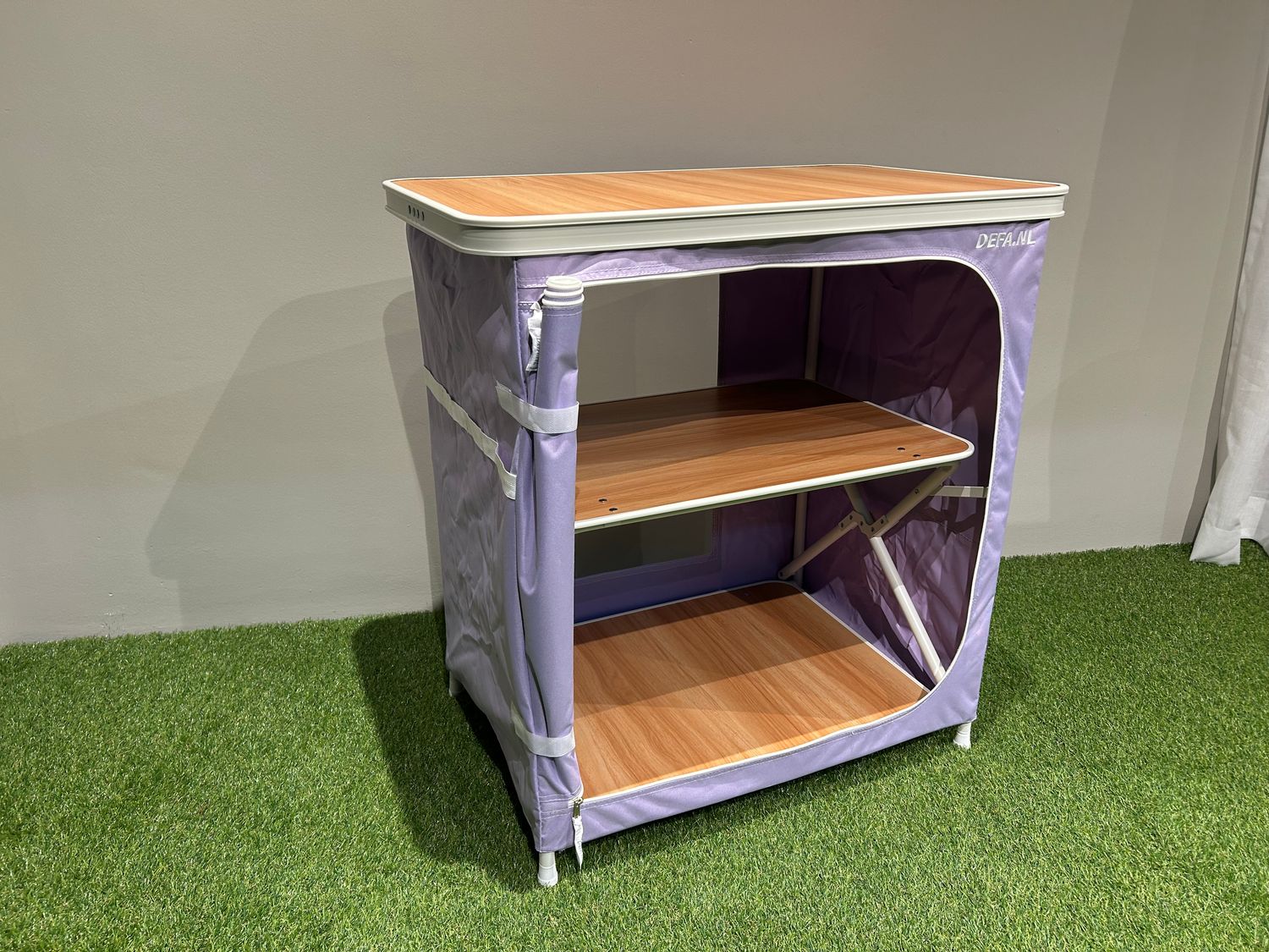 DEFA Beachy 80 Campingschrank !Schneller Aufbau! Violett