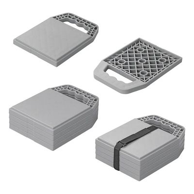 4er Set Stapelbare Unterlegplatten mit Griff