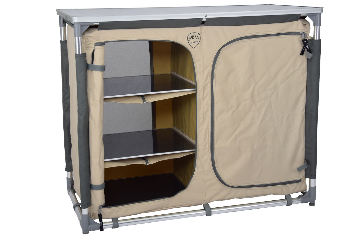 DEFA Line 110 Campingschrank mit abgeschrägter Rückseite 100 x 60 x 110 cm