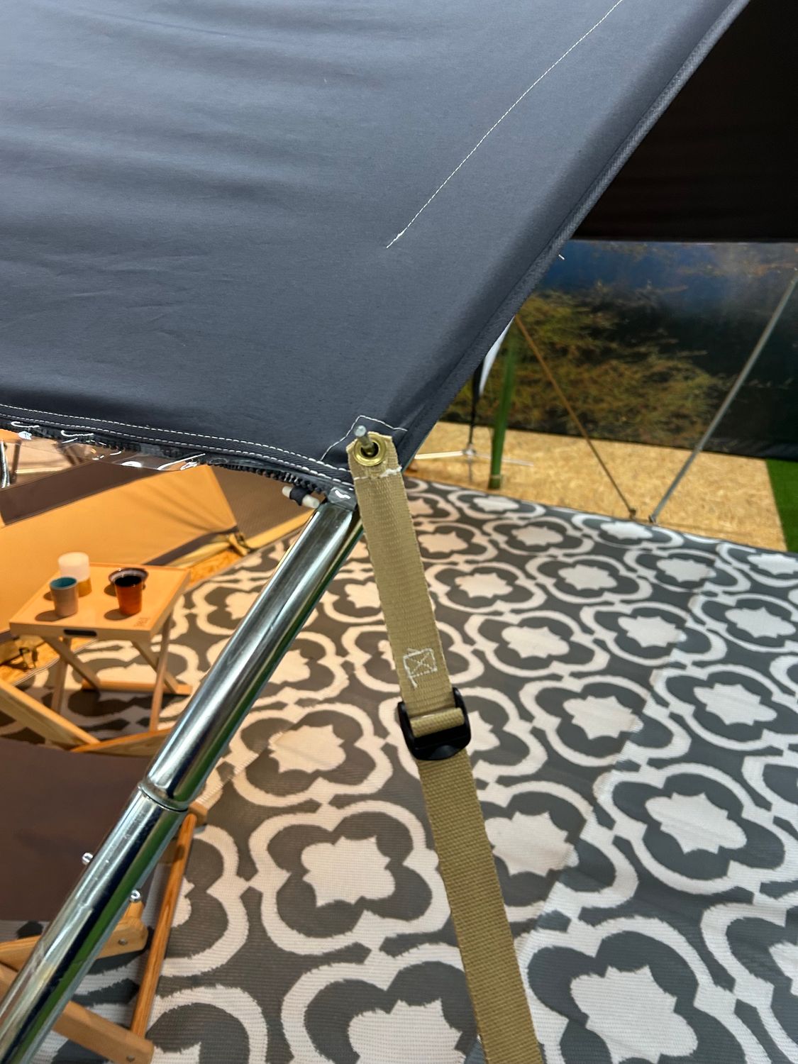 Cabanon Halteband für Sonnensegel – Verbindung zwischen Spanngurt und Sonnensegel