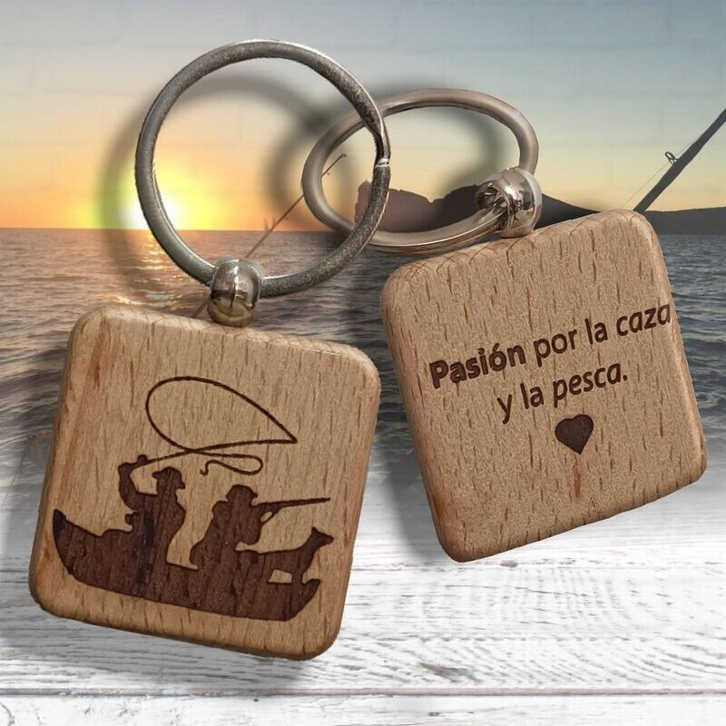 Llavero Premium CAZA&PESCA