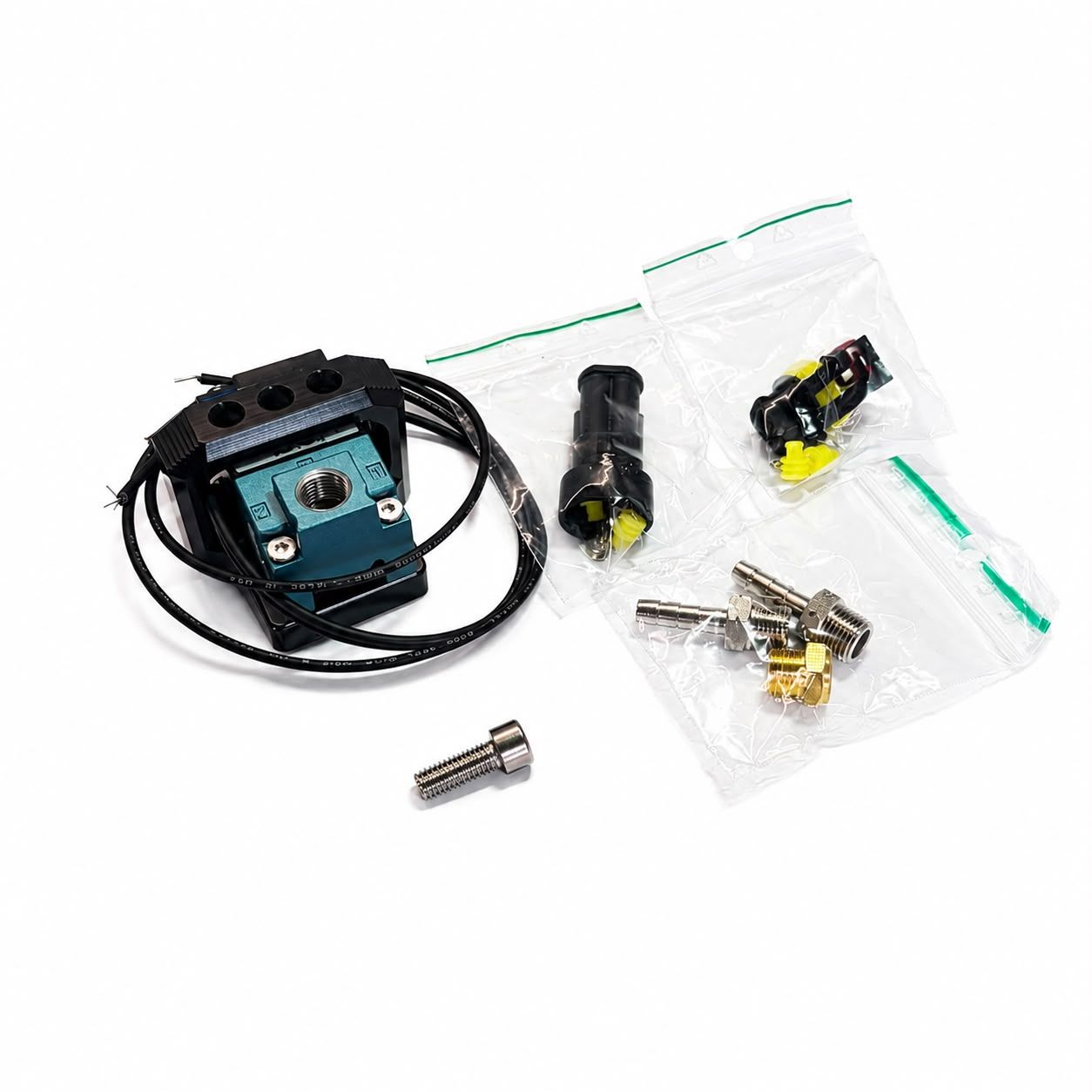 Mac 3 Port Boost Solenoid Kit with Bracket