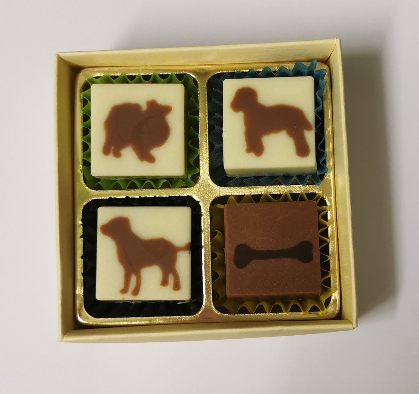 süsse Hunde Pralinen