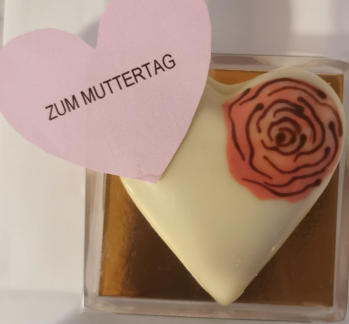 Muttertags Herz mit Rose